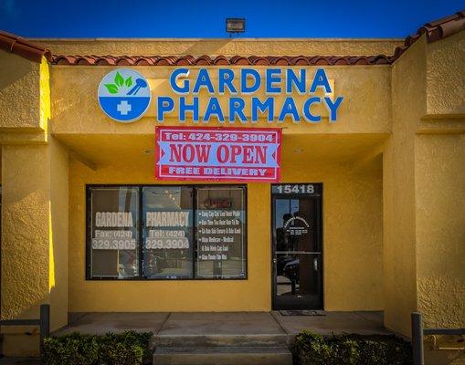 Gardena Pharmacy is now open for business. We're excited to join the neighborhood as Gardena's newest family-owned pharmacy.