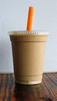 The Mr. Rogers:  Banana, Peanut Butter Protein, Oats, Cinnamon, Dates, Oat Milk & Cold Brew