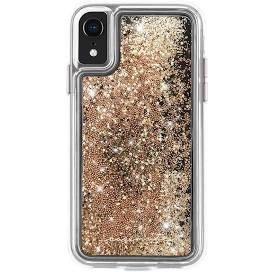 Gold Glitter Waterfall case, ( the glitter has a really sweet slow slide feature with the gold glitter ) I like watching it move !