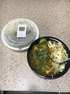 Green Curry Chicken Bowl- Phenomenal!