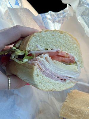 Beach comber w/turkey and ham.