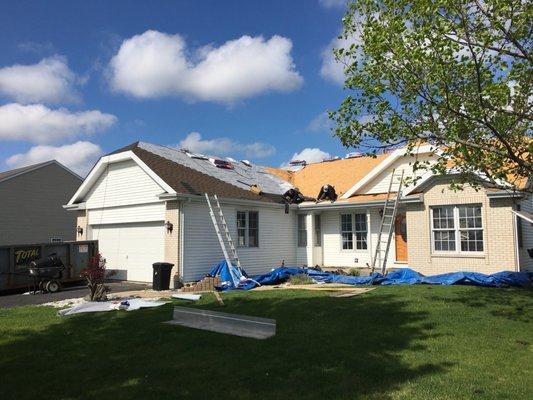 New roof and Roof Edgings