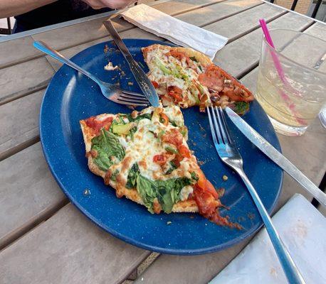 Veggie pizza!