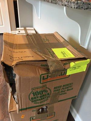 How fragile box was received