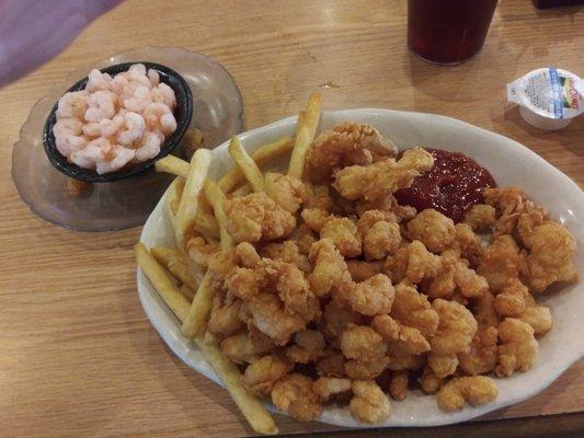 combination shrimp platter