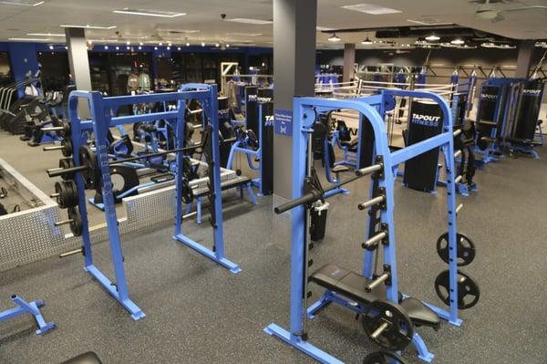 We have a great selection of high end resistance machines, cardio machines, and free weights.