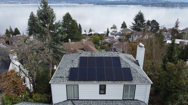 Solar with a view in West Seattle