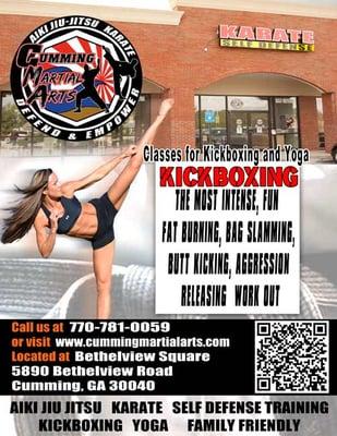 Great kickboxing intense workout hit the bags hit the mat enjoy the sweat