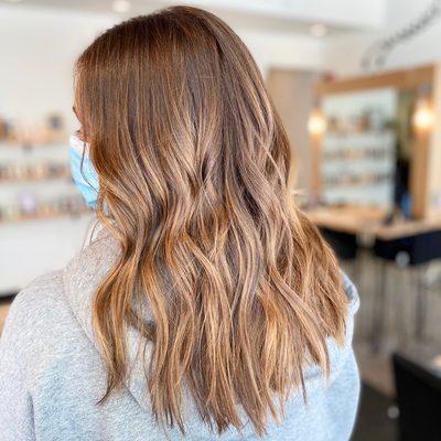 Fresh, subtle balayage by Melissa