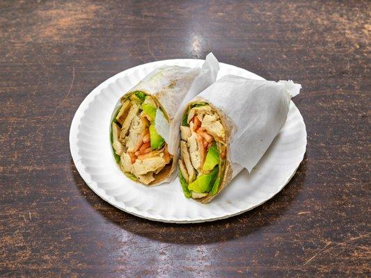 California Wrap (chicken, avocado, roast pepper, lettuce, tomato in a wrap of choice)