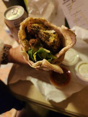 Falafel Pita Wrap