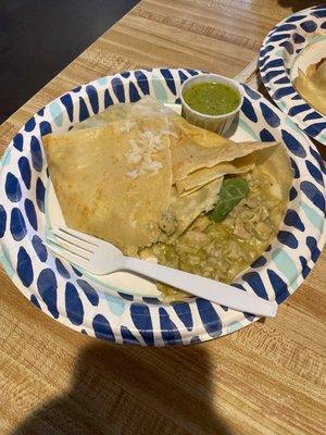 Artichoke crepe