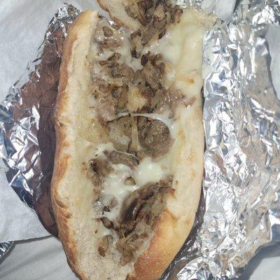 Wow more Meatless Cheese Steak.