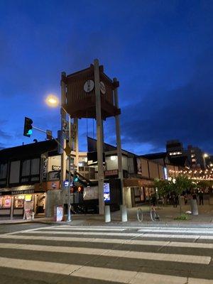 Japan town small plaza