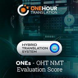 Meet ONEs - the first MT QE that offers human evaluations of MT at scale.  Read more  https://goo.gl/ATSQ69