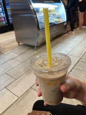 Vanilla boba with oat milk