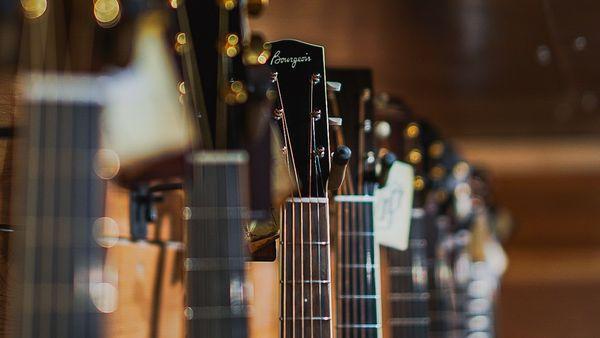 Some of our boutique guitars.