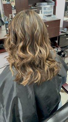 Honey balayage