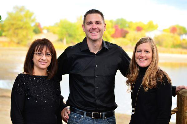 Some of the caring staff and dentist at Louisville