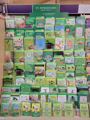 St Patrick's Day cards