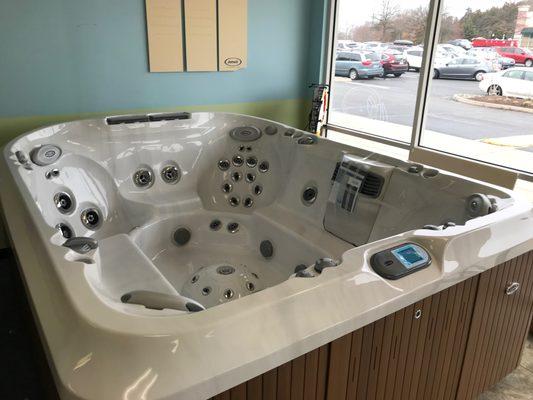 Call or stop in to hear about our current Jacuzzi rebate, or to ask about our clearance and pre-owned spas!