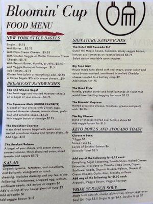 Food Menu