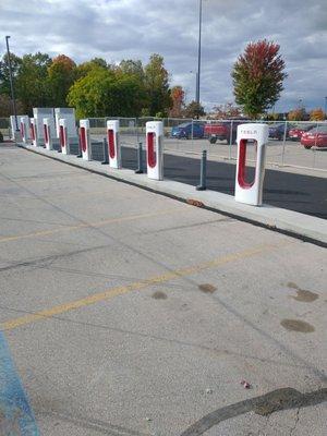 New Tesla super chargers