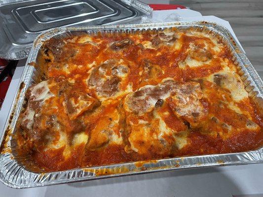 Chicken parm tray