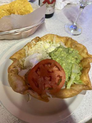 Chicken taco salad