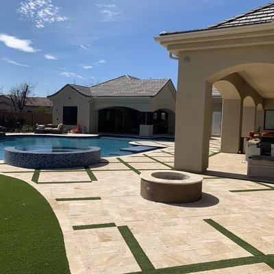 New yard and pool install