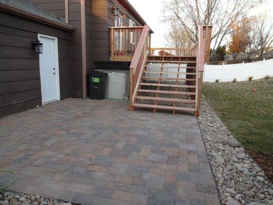 Paver Patio Easy Green Landscaping 303-766-3304