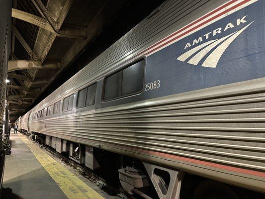 Amtrak Cardinal at Union Station in June 2022