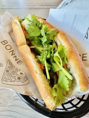 Banh Mi is warm, fresh and tasty.