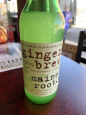 Delicious ginger beer