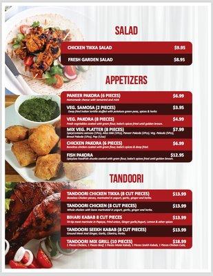 Tandoori House - Menu