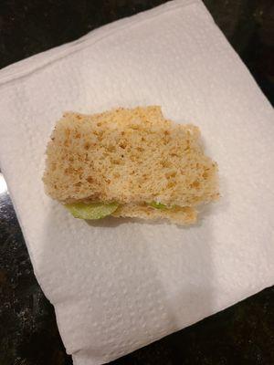 Cucumber sandwich? Lol