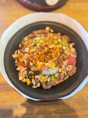 Sizzling Plate Angus Beef ($16.49)