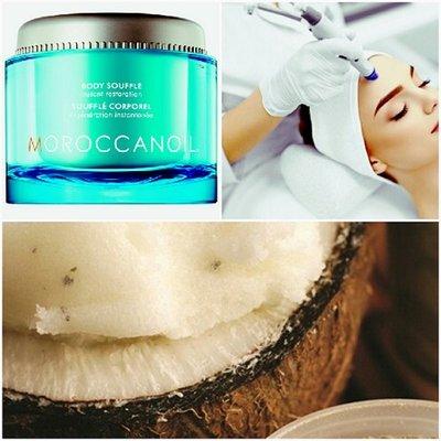 Moroccan Oil nail services, Firm and Lift Facial and Organic Jasmine Coconut nail services