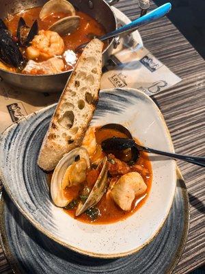 Portuguese seafood stew