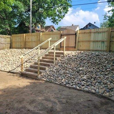 Erosion Prevention and Fence Installation