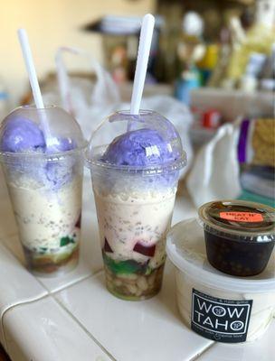 Halo-Halo $7.50 Taho $7.50