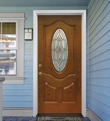 Hurricane Door with Oval