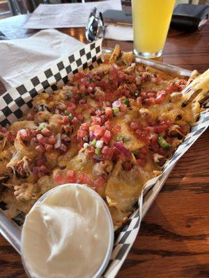 Chicken nachos