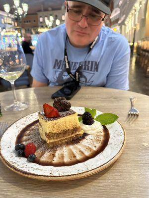 TIRAMISU   chocolate chip cake, mascarpone cream, cocoa powder