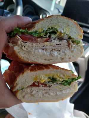 Turkey with everything on Dutch Crunch 5/5!