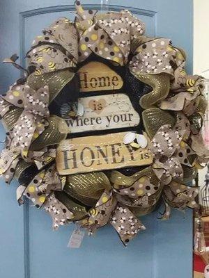 beautiful handmade wreaths and home decor