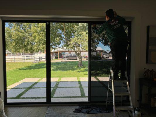 Work in process 5% for residential sliding doors