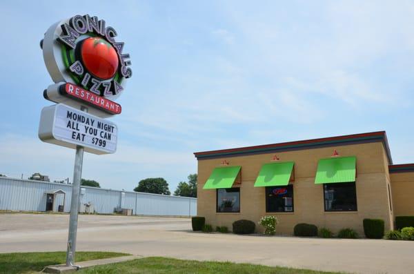 Famous Thin Crust Pizza. Boat and RV Parking. Party Room.