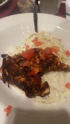 Blackened Chicken Alfredo