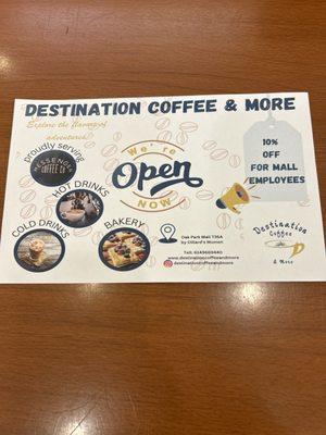 Destination Coffee & More